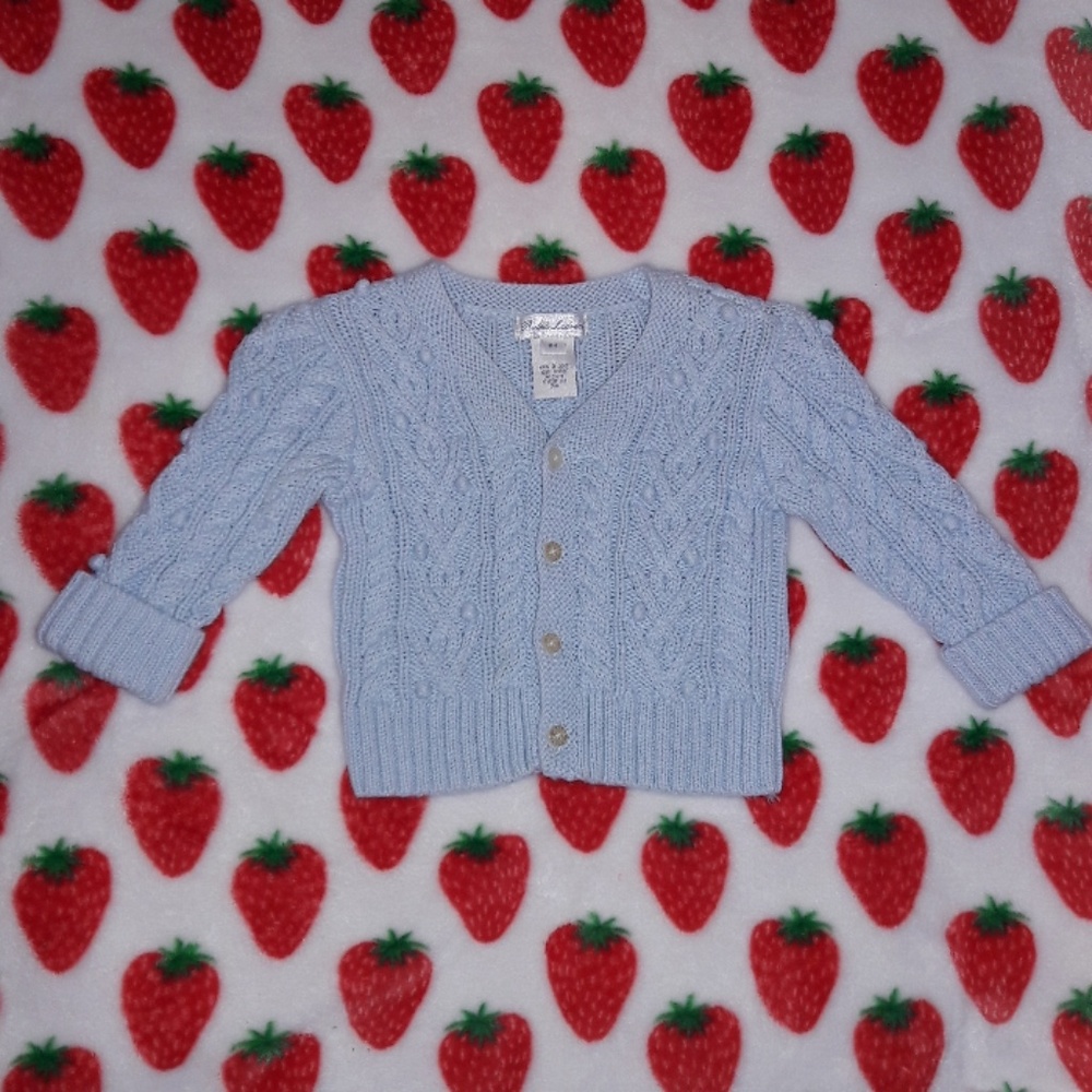 Ralph Lauren Aran-Knit Baby Sweater